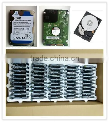 used 250gb laptop sata hard drive 5400rpm 64MB 2.5inch internal hdd