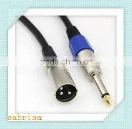 high quality XLR to sophomore core wire male to male
