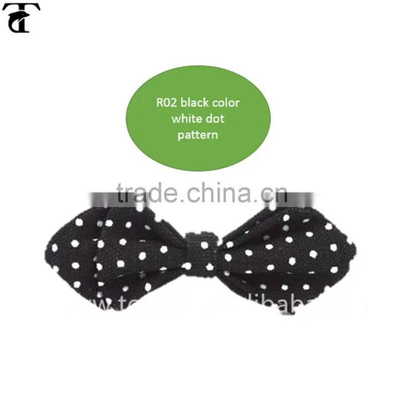 China wholesaler fancy black cheap bow ties