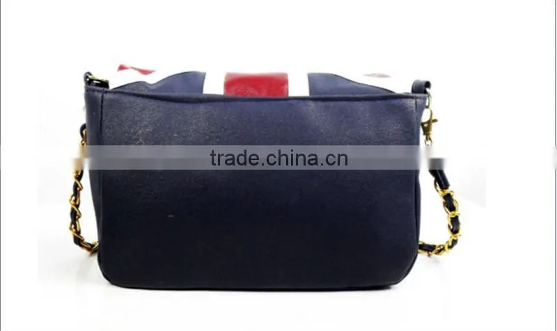 The New England flag Vintage messenger Crossbody Bag chain female
