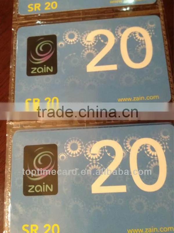 High quality paper prepaid calling card, prepaid scratchcard
