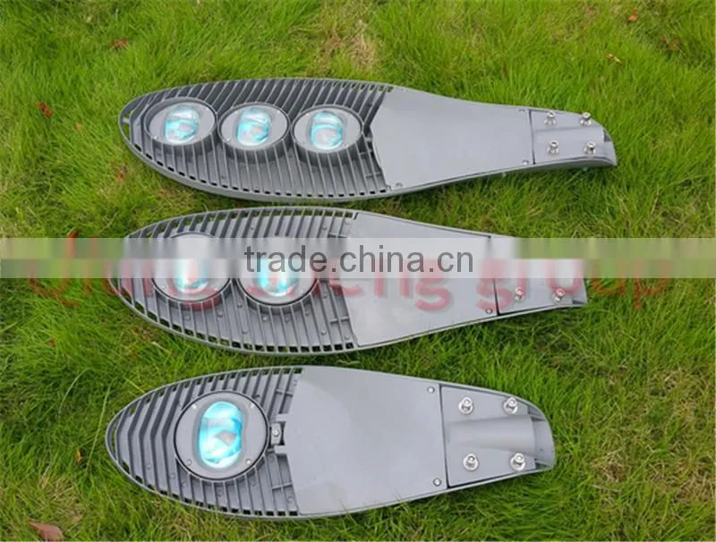 Road lighting engineering aluminum die casting high power 100W/120W/160W/200W COB LED street light housing lamp