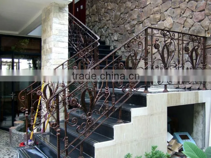 Top-selling forged iron railings banisters install