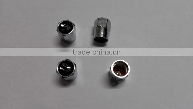 Anti-theft Car Logo Tire Valve Stem Cover Tyre Dust Caps With Lock