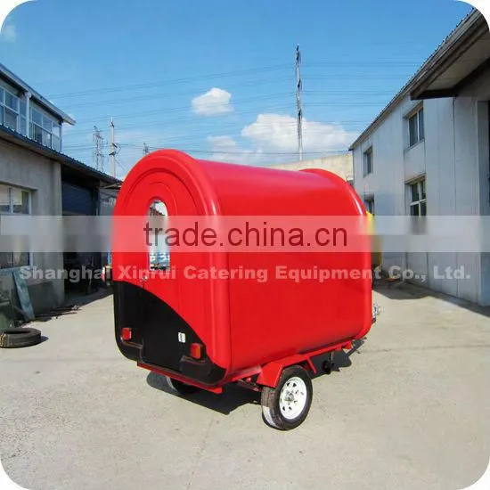2014 Popular Using Mobile Fibreglass Chocolate Milkshake Bean Food Service Trailer Cart XR-FC220 B
