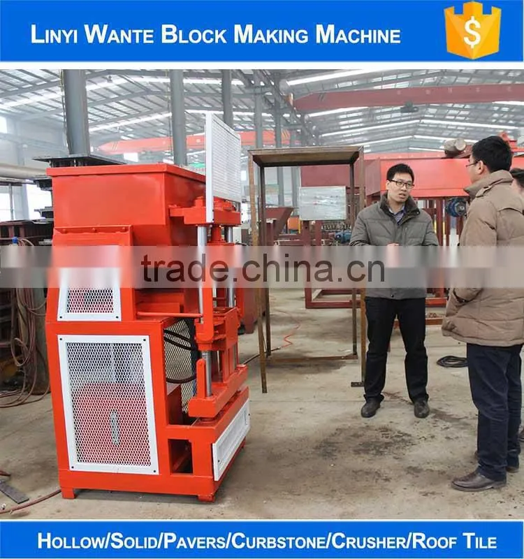 WANTE MACHINERY WT1-10 Eco Interlocking Brick Making Machine