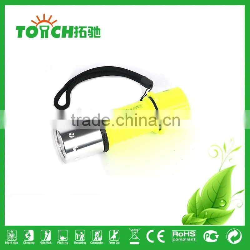 LED diving flashlight waterproof flashlight