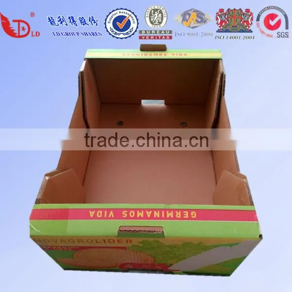 Supplying corrugated carton box for fruit and vegetable packaging box