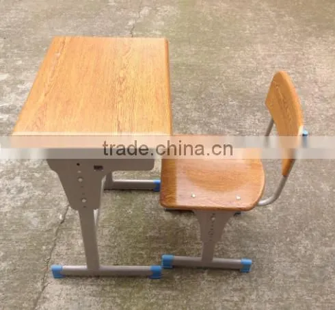 High quality cheap price school single desks and chairs