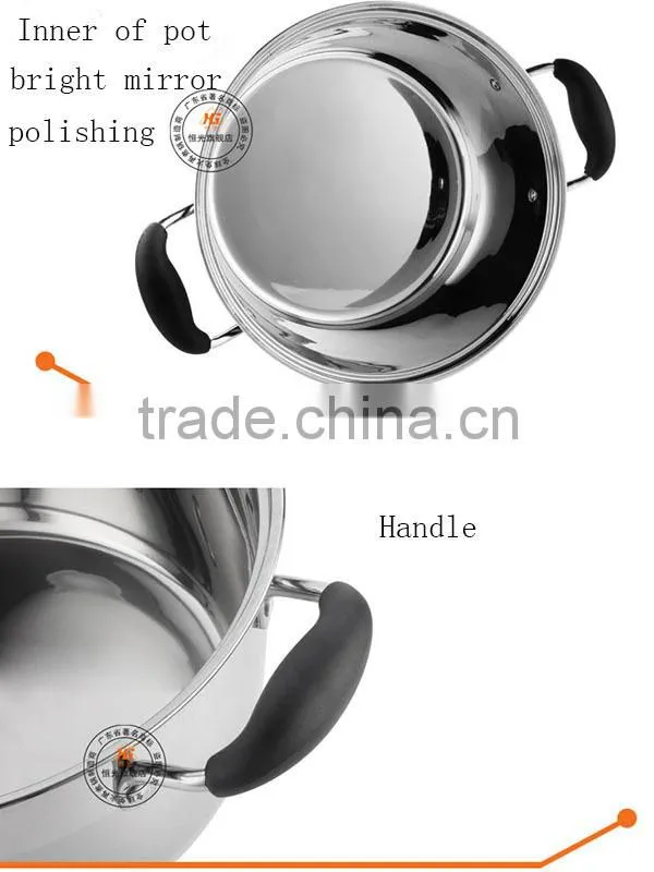 Inexpensive stainless steel stockpot for kitchen tool