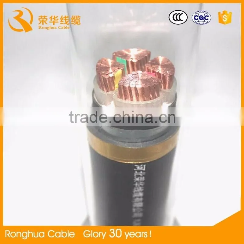 4 cores Power Cable PVC Insulated with Steel Wire Armoured
