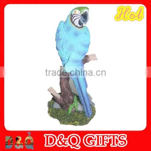Garden Decoration Animal Figurine with Polyresin Parrot