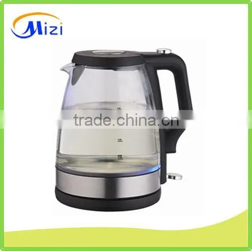 1.7LTransparent Glass Electric Kettle (CE+RoHS)