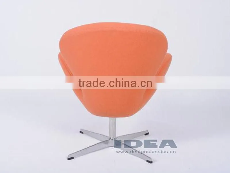 Replica Arne Jocabsen Swan Chair - Orange Fabric