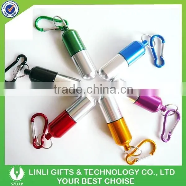 Oem Logo Promotional Gift Metal Pill Box Keyring