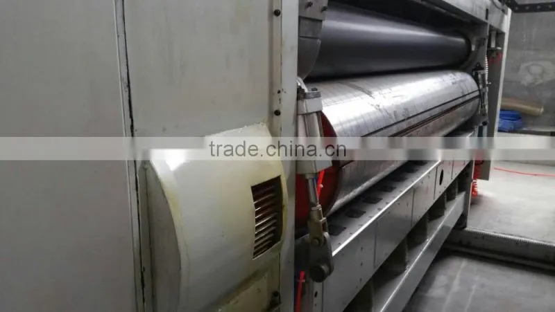2016 New type of flexo 4 colors prining slotting die cutting machine for car