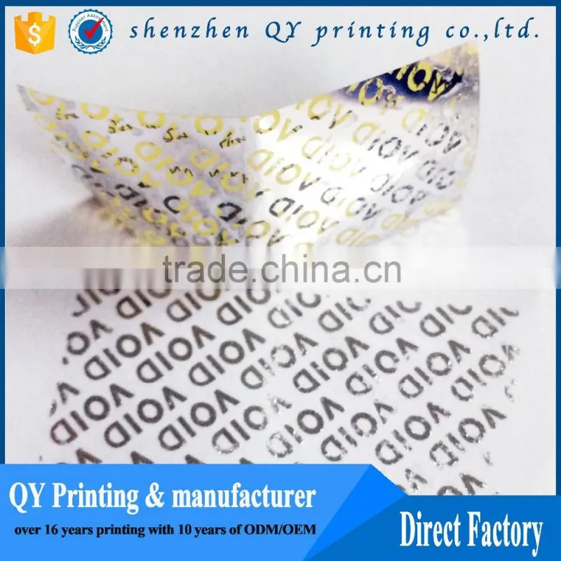 Health Food Adhesive Packaging Labels for Food