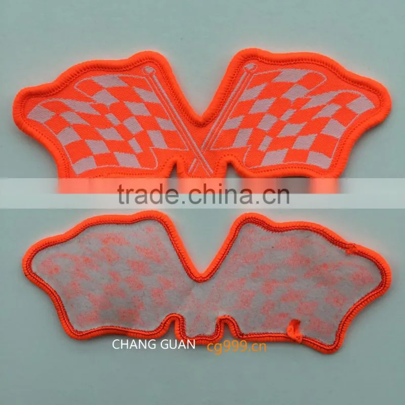 custom flag woven labels for clothing