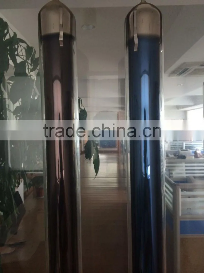 High quality 58mm*1800mm three target solar glass tube( Manufacturer)