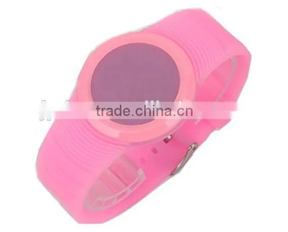 Women men Waterproof Touch Screen LED Digatal Silicone Jelly Watch Student Boy