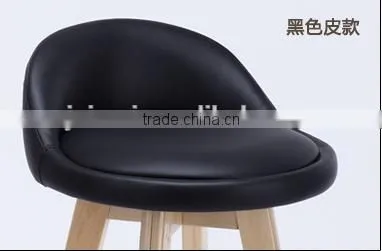 Creative Fashion Wooden Bar Chair,Wooden Bar Stool