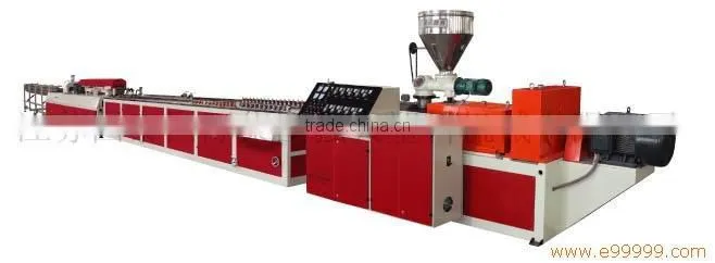 CE approved wood plastic profile production line