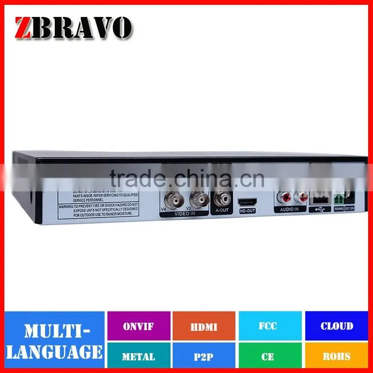 4Ch Out door Bullet Camera kit AHD-M Camer Kit 960P 1.3megapixel CMOS 4Channel AHD Kit