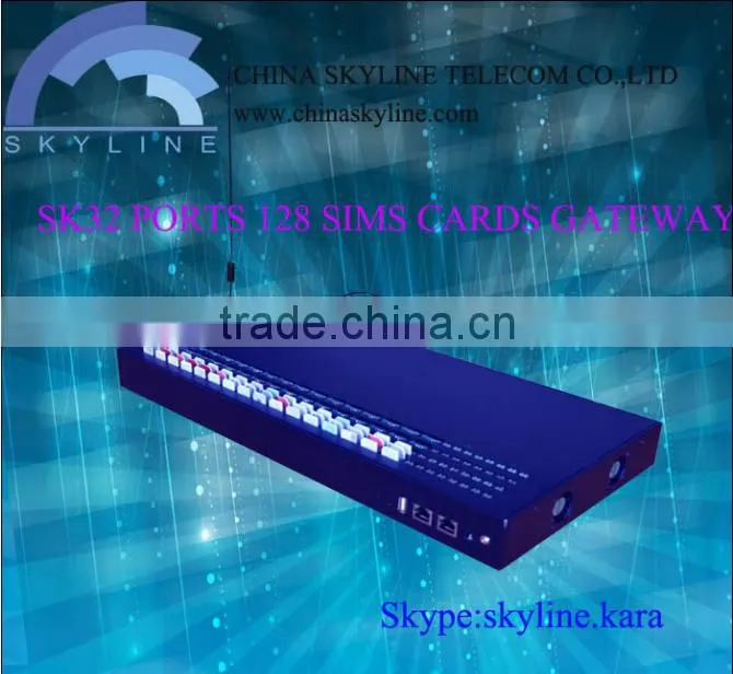 Hot New GSM /CDMA/WCDMA SK32-128 bulk sim voip gateway card adapter call center equipment