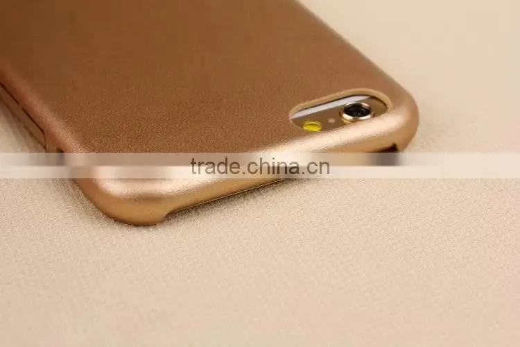 Solid Color PU Mobile Phone Back Case For iPhone 6s Plus