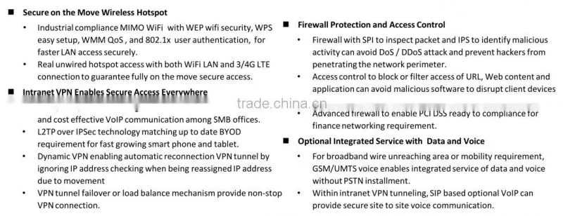 3g / 4g lte cellular wireless network router