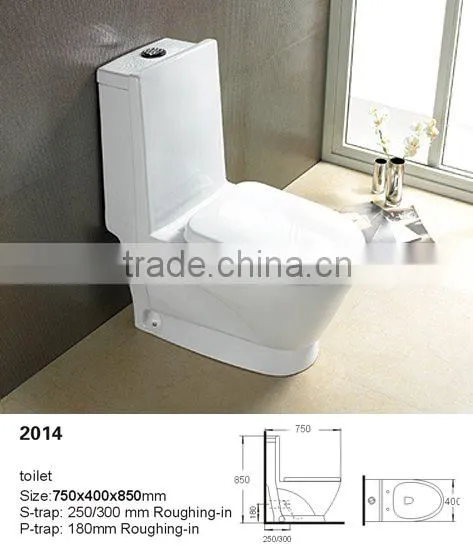 P trar S trap Bathroom Ceramic WC Good Quality Five Year Warranty Hot Sell Toilet