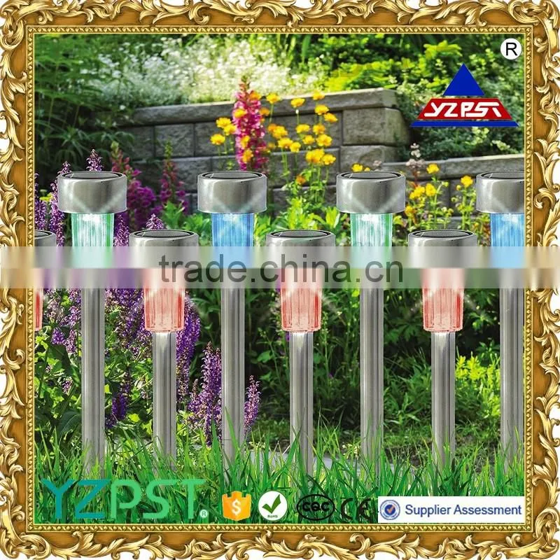 RGB LED solar garden light