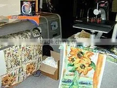 High speed 3.4m large format solvent printer, flex banner printing machine price