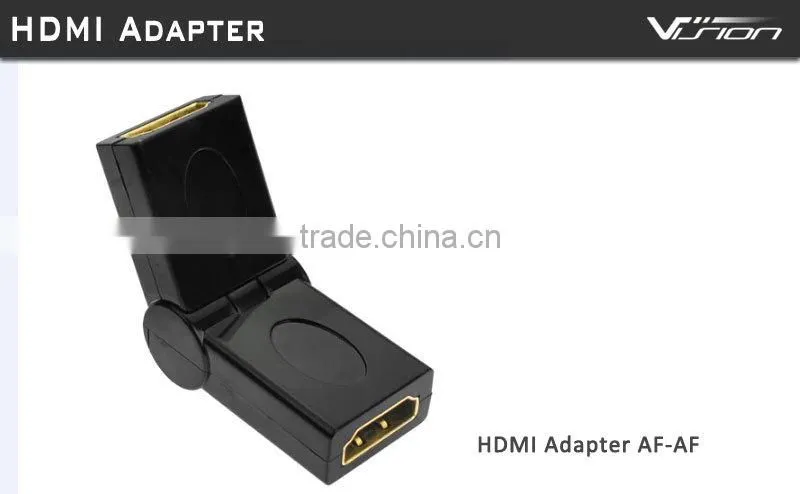 HDMI Male To Female Right Angle 90-360 Degree Adapter