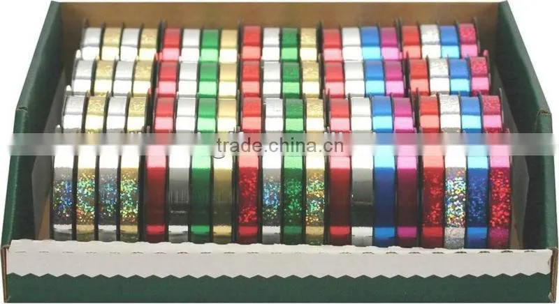 5mm 500 meters Christmas Craft Shiny Poly Curling Ribbon Coil