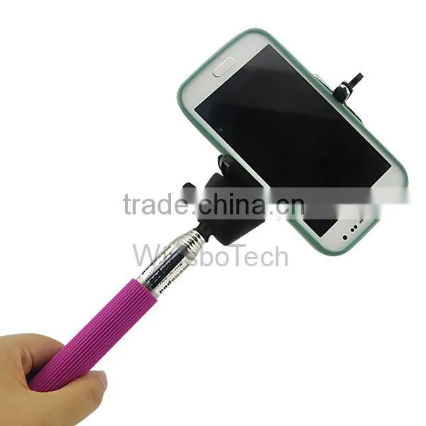 wireless mobile phone holder selfie stick with remote
