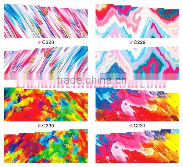 BLE nail stciker beautiful nail art water printing nail wrap C series