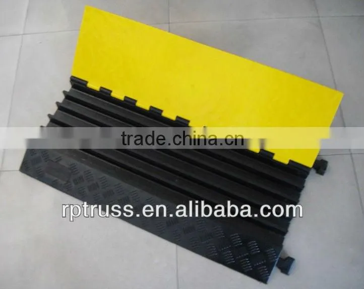 5 channel cable cover outdoor used in performance, events rental