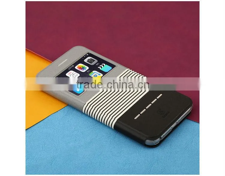 Baseus Stripes Pattern Smart Sliding Function cover for iphone 6 plus