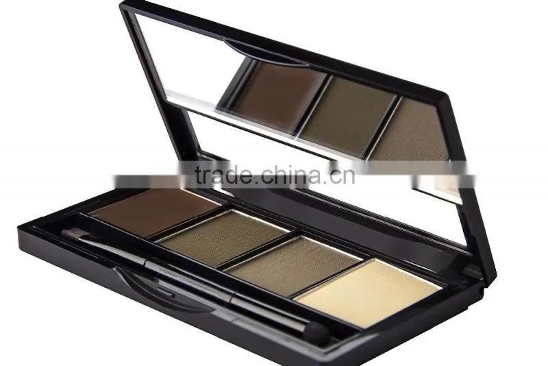value makers logo 4 Color Eyebrow Powder Palette and eyebrow stencil