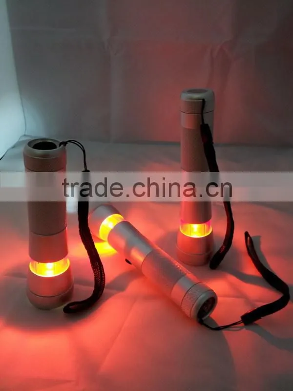 ACK-1134ABC Cheapest Series 1W bulb LED Light Aluminum red hunting flashlight led torch