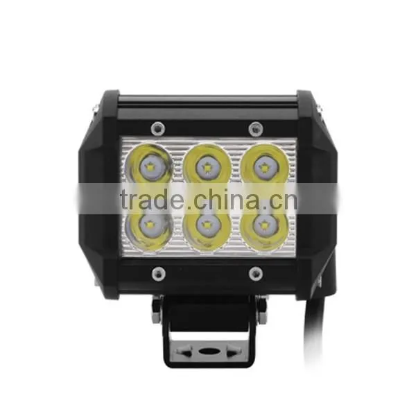 2015 Popular Double Row Lighting Bars Adjustable Bracket 18w Led Light Bar