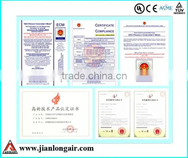 CE certificated piston air compressor K5 without tank