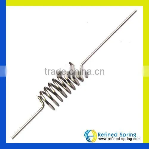 Coil spring with linear end