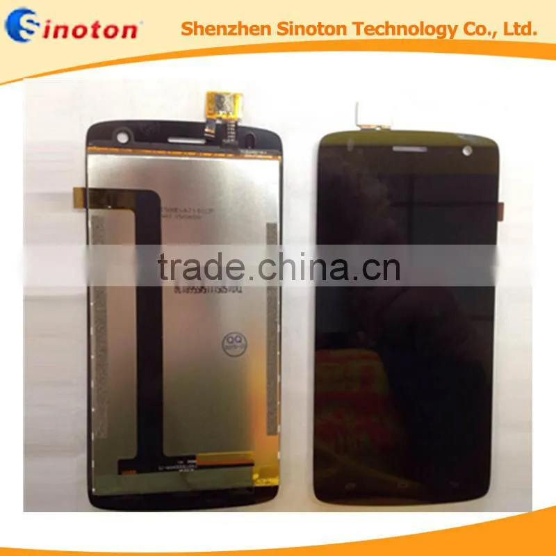 100% new black color Black color Original display LCD for iq4503, touch screen digitzer For fly iq4503 quad era life 6