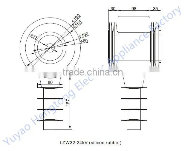LZW32-12KV/ 24KV/ 36KV, CT, High Quality Current transformers