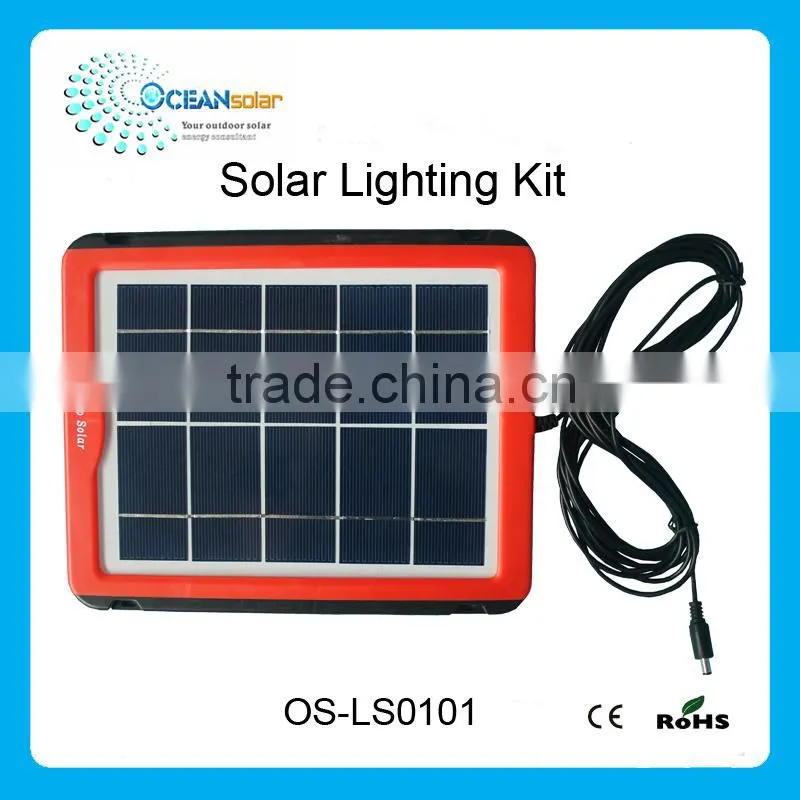 Hot sell DC solar home lighting kit