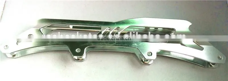 inline skate frame OEM type laster OEM logo all color Aluminium speed Skate frame laster OEM logo