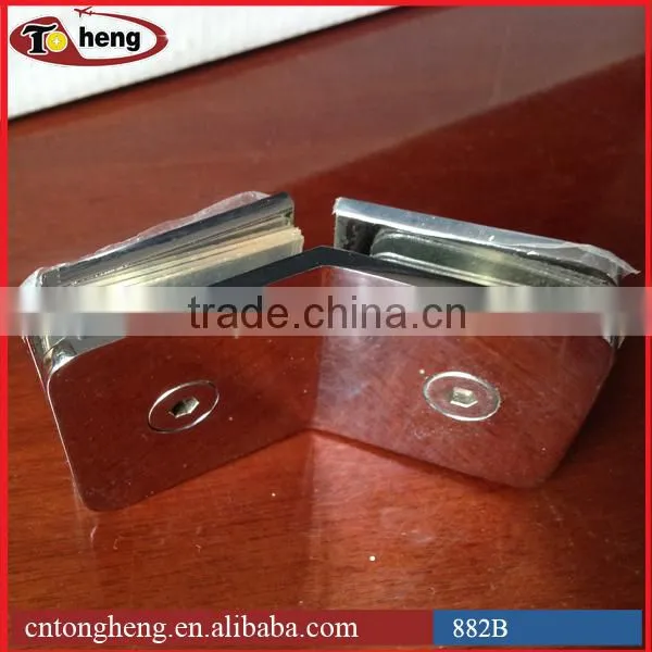 Glass handrail Stair balustrade stainless steel clamp round back tube connector