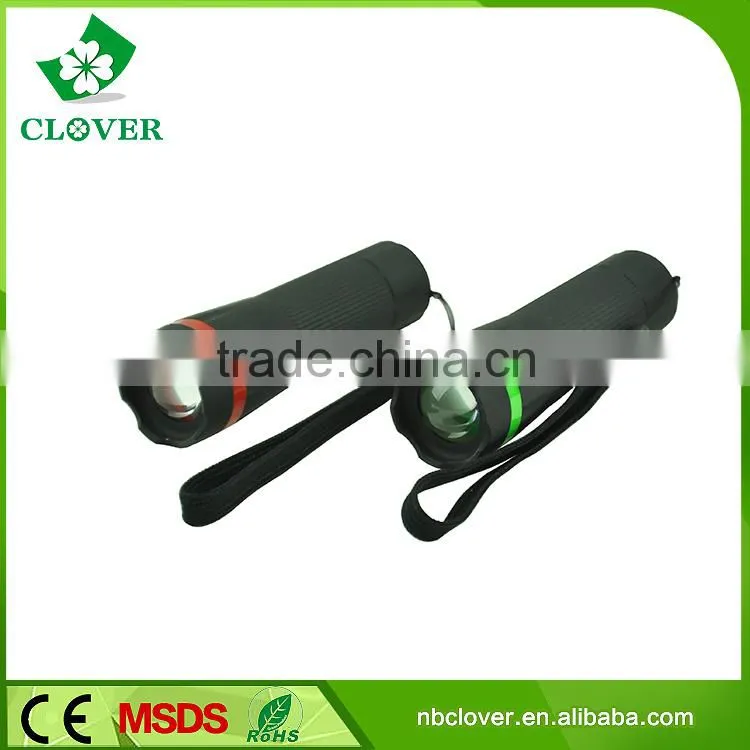 3*AAA battery 120LM plastic 1W led flashlight plastic torch